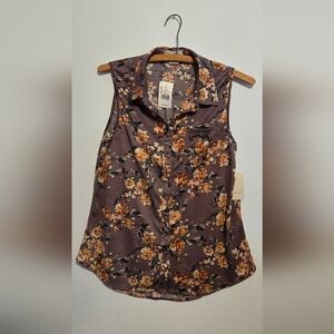 Floral Sleveless Top